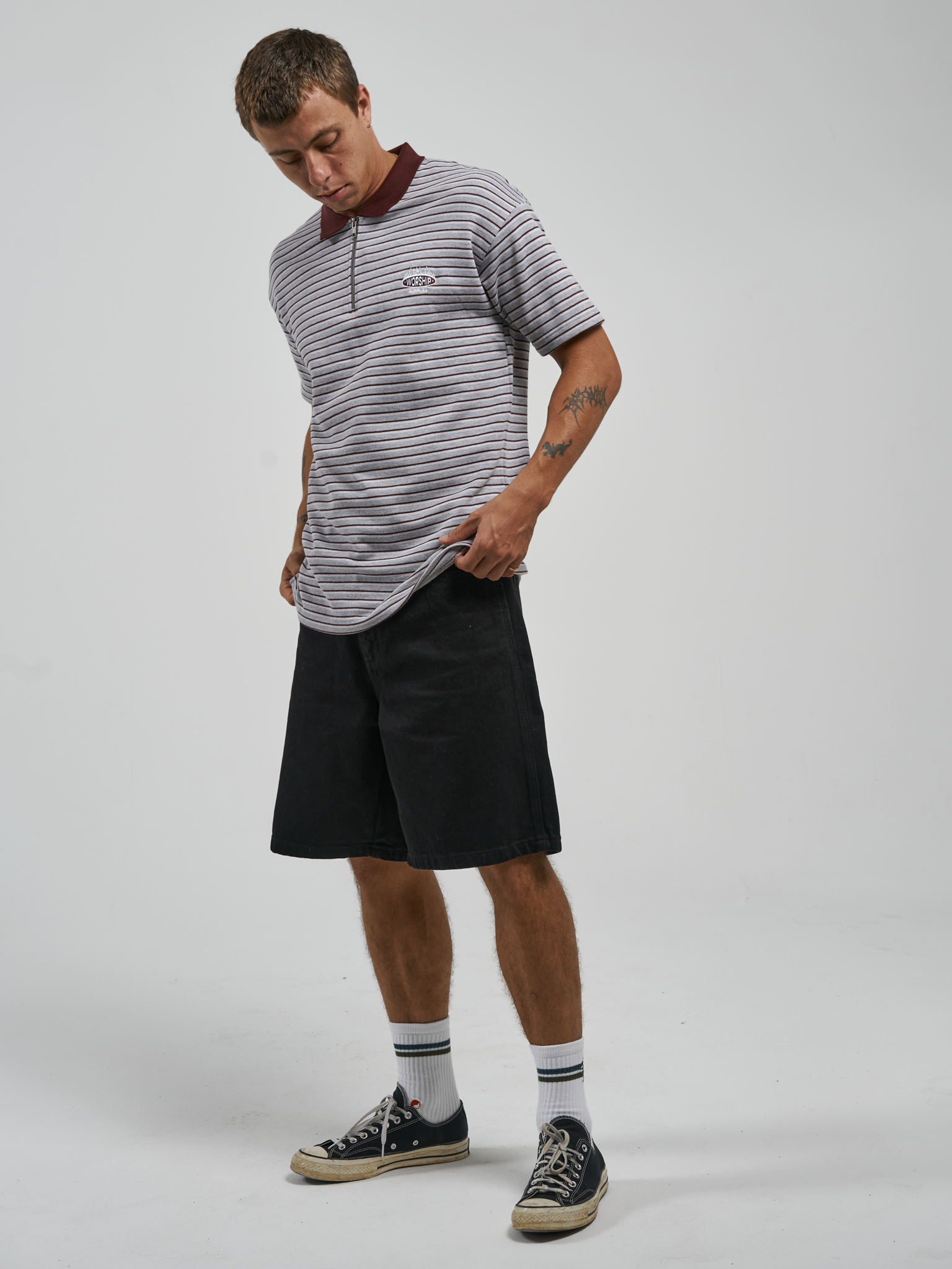 Insanity Polo - Grey Marle