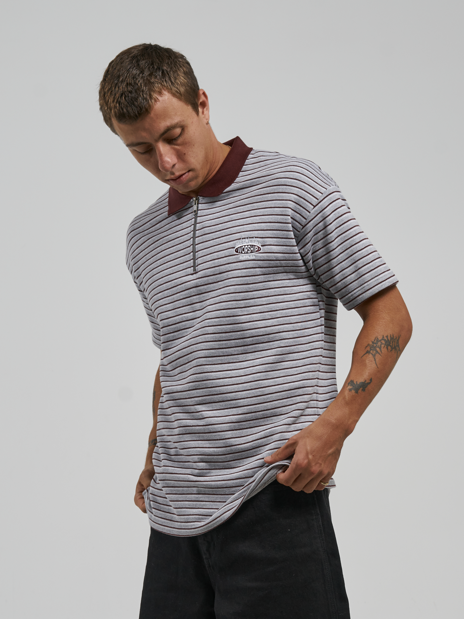 Insanity Polo - Grey Marle