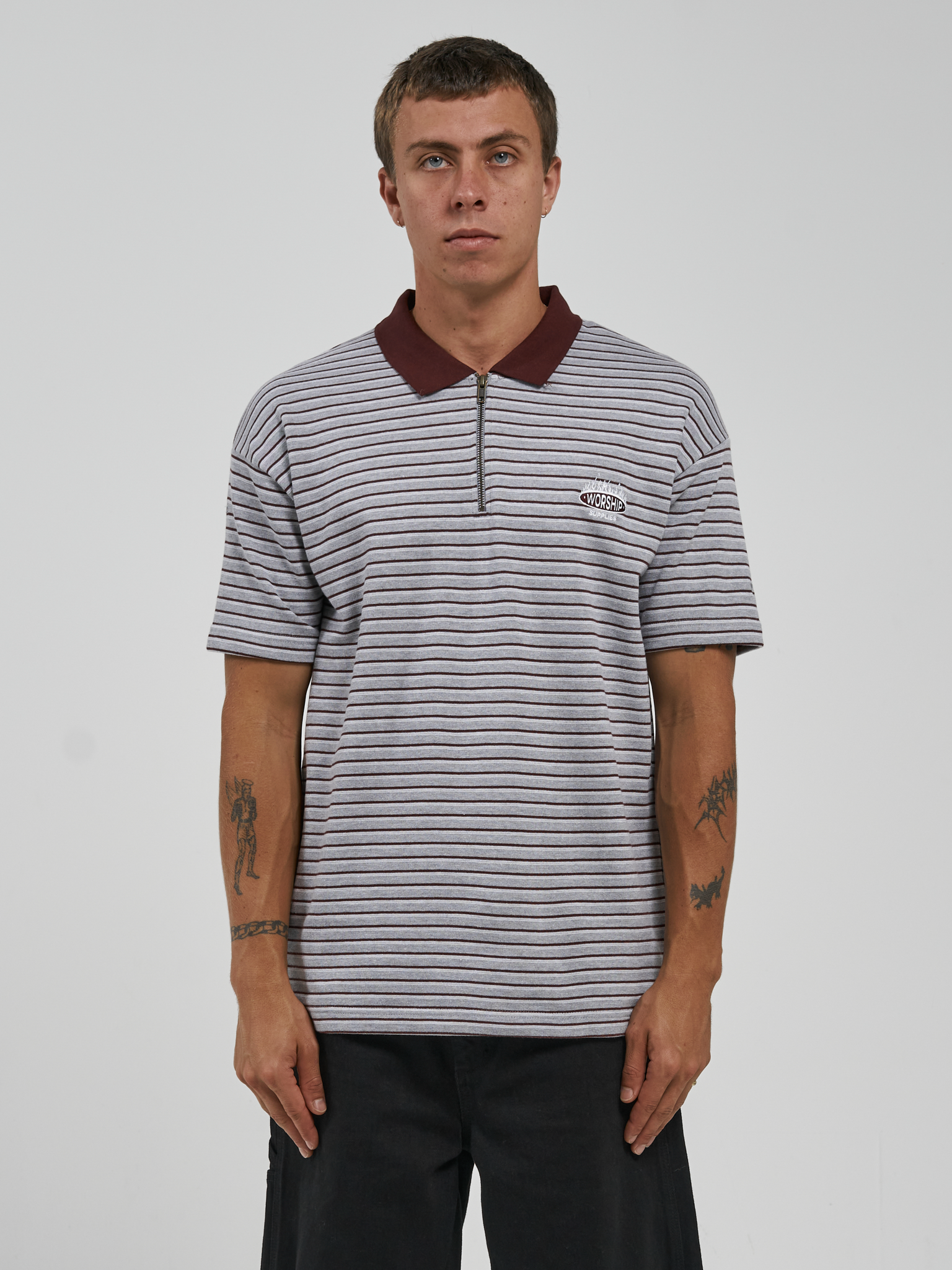 Insanity Polo - Grey Marle