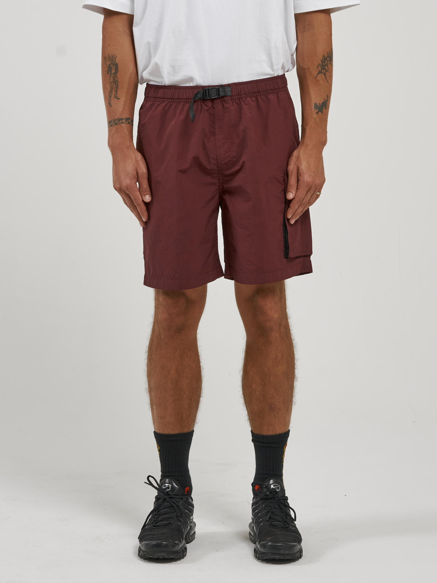 Insanity Nylon Short - Maroon