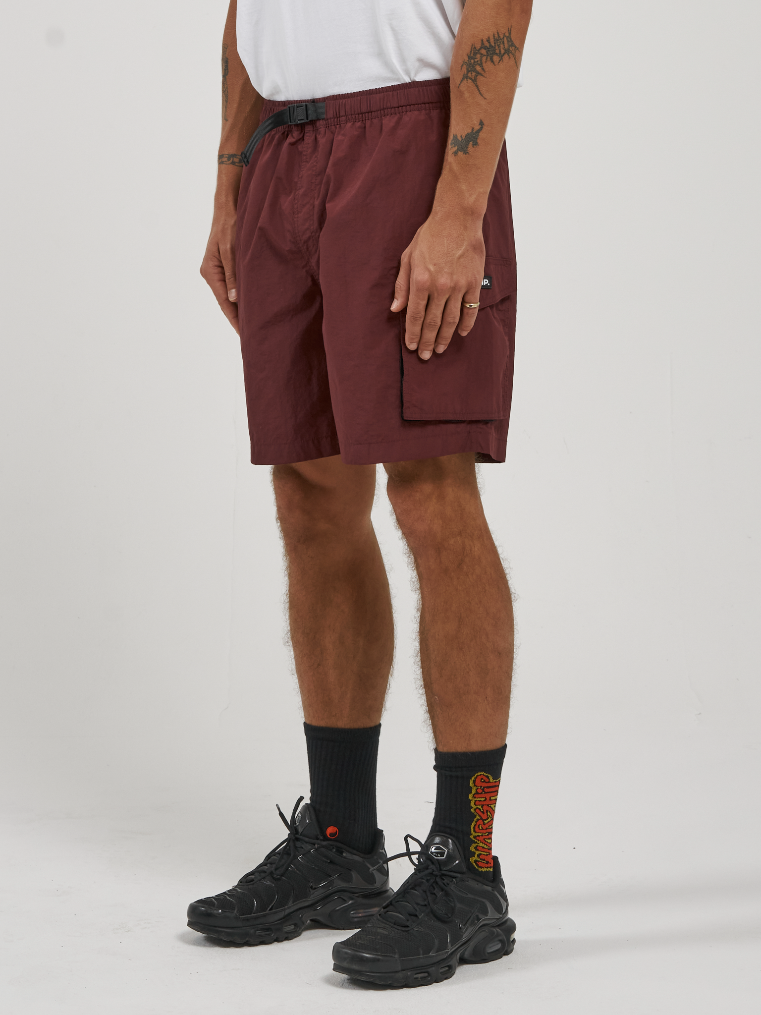 Insanity Nylon Short - Maroon