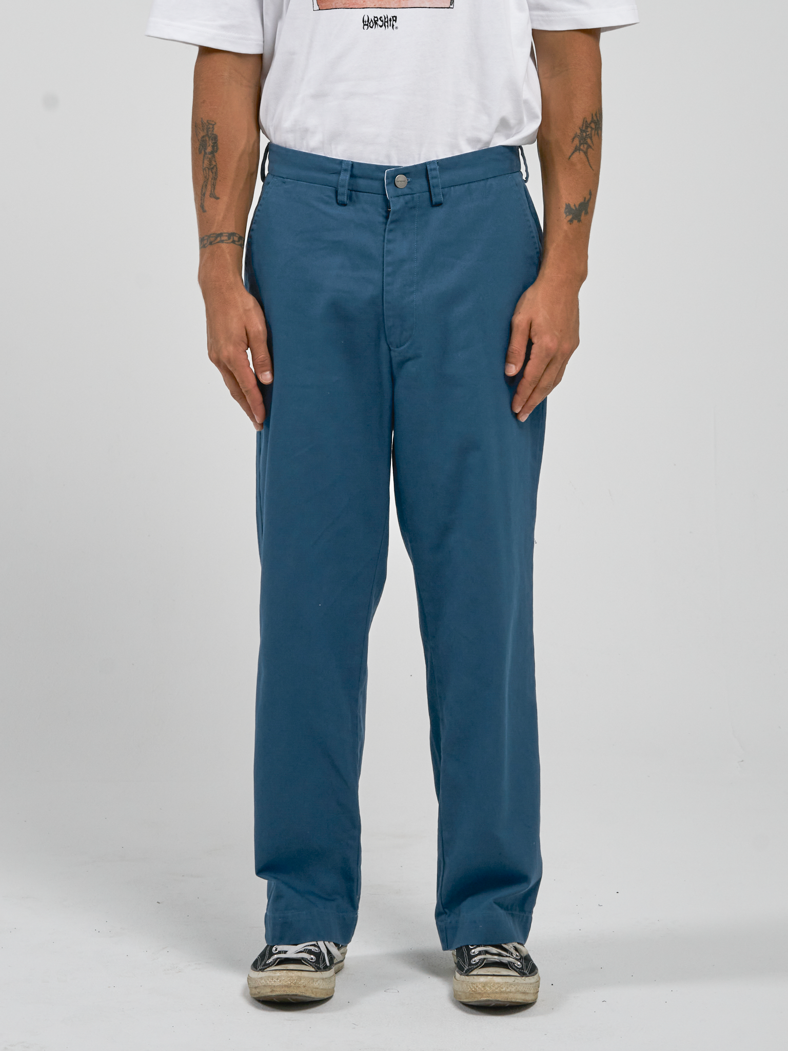 Core Pants - Petrol Blue