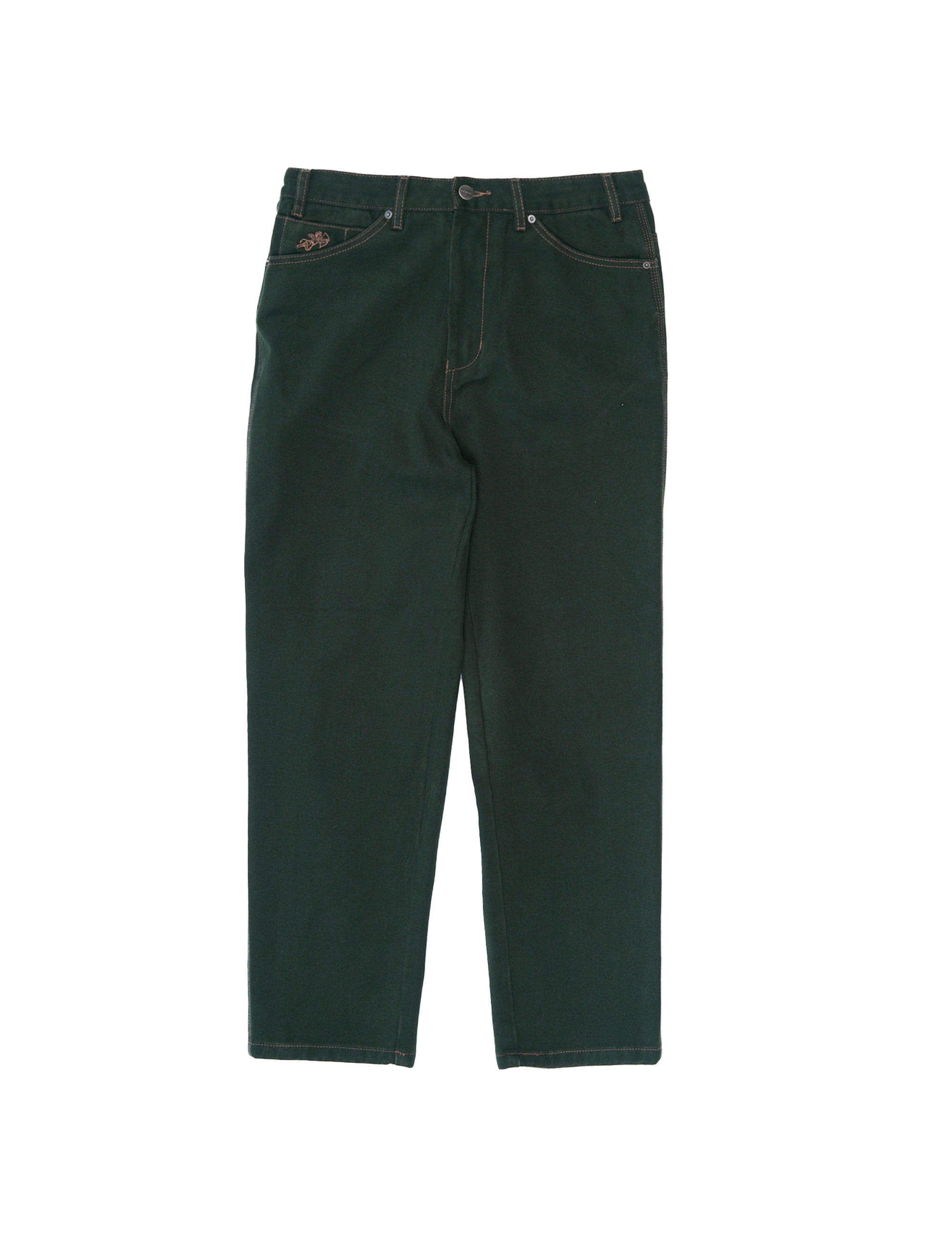 Worship Lounger Jean- Dark Jungle Green