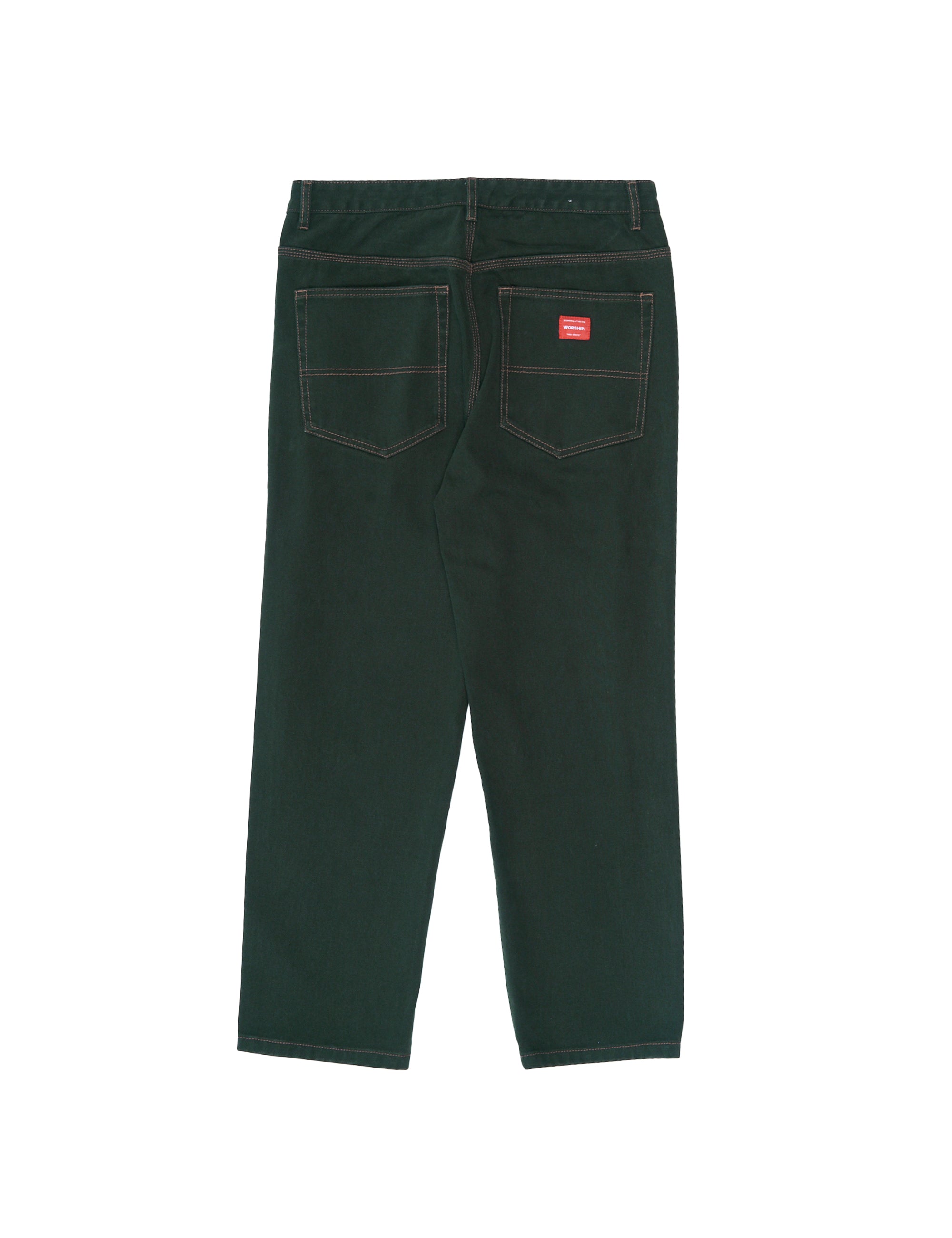 Worship Lounger Jean- Dark Jungle Green