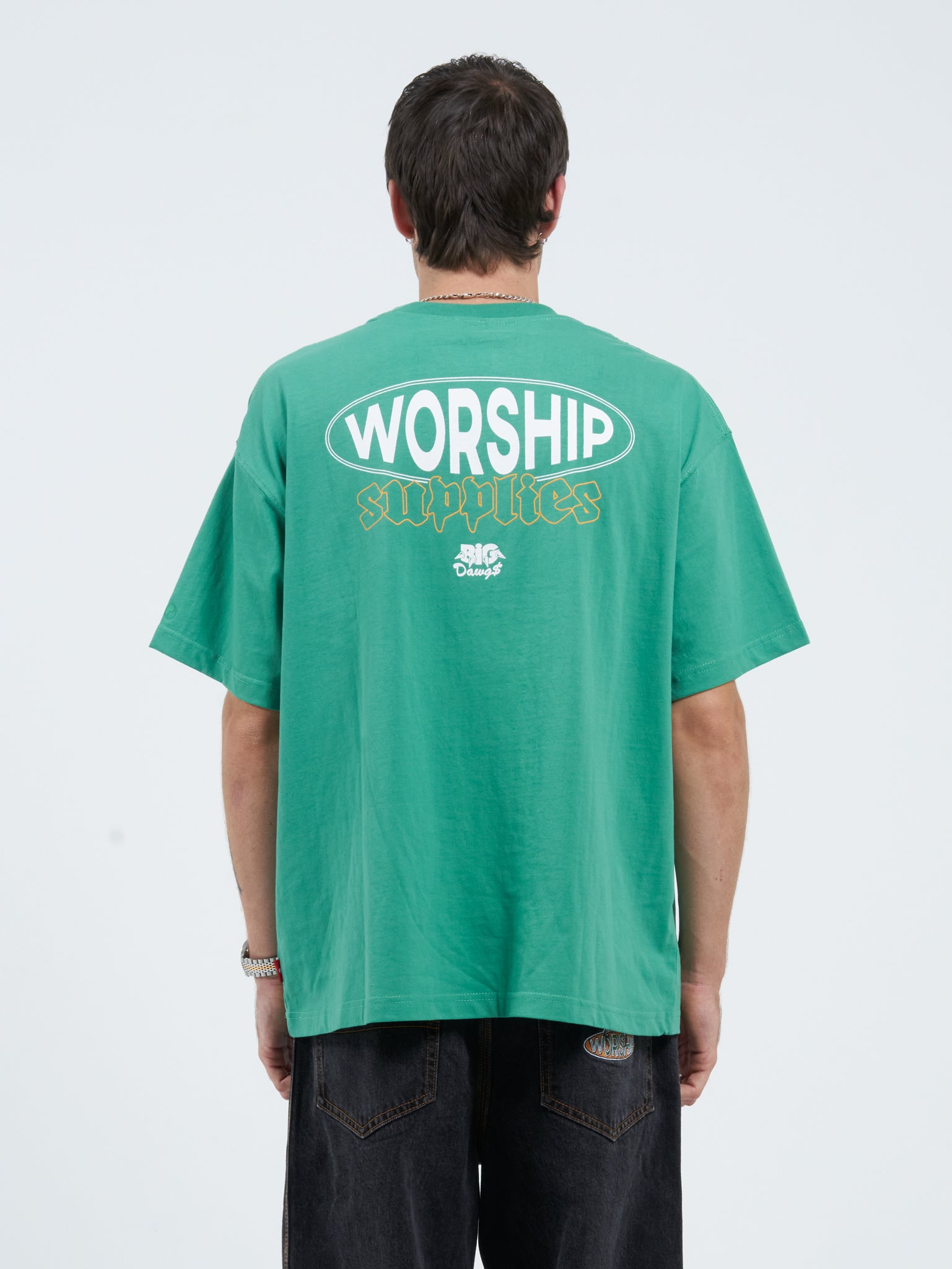 Purebred Tee - Washed Opal Green