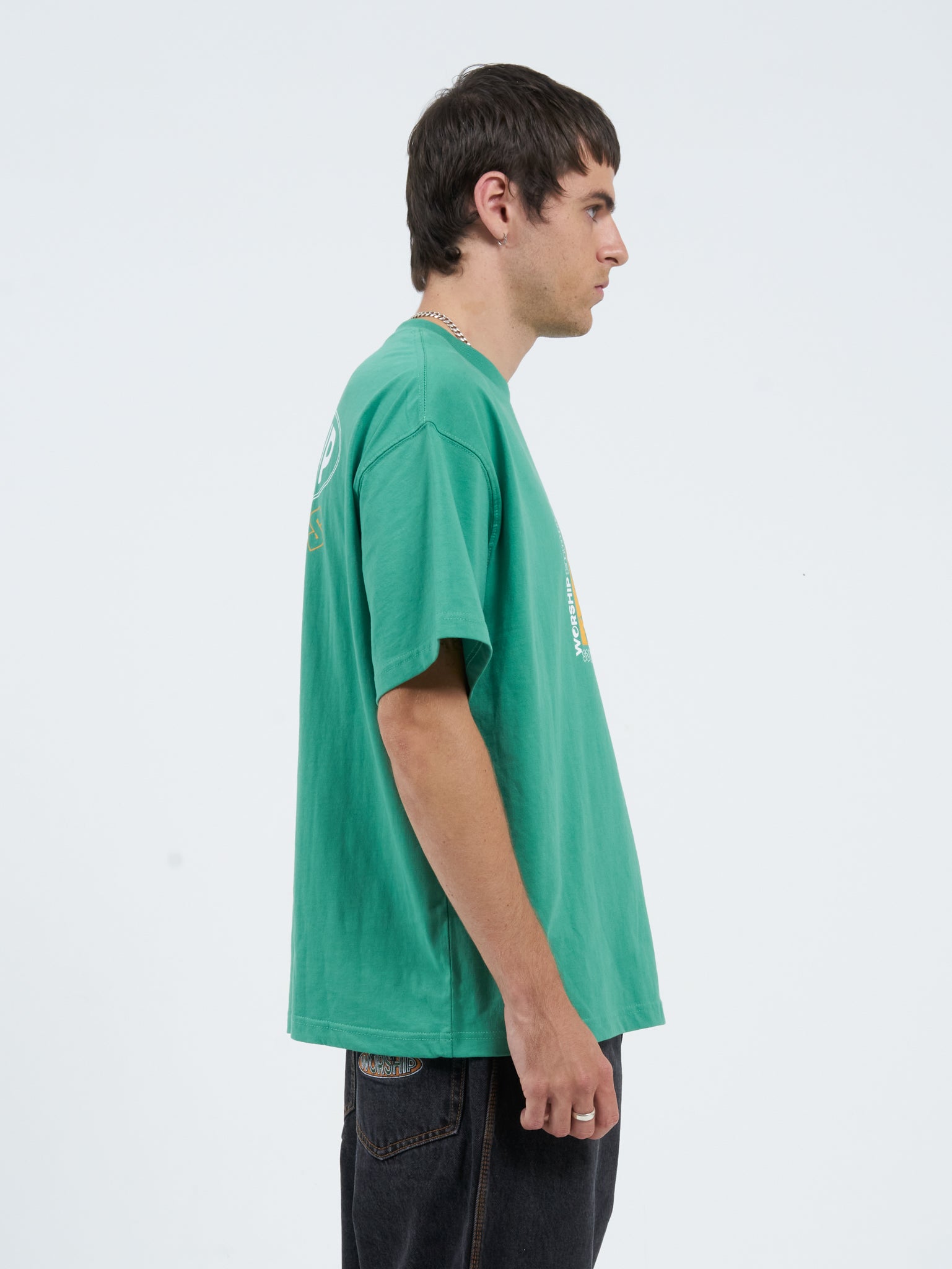 Purebred Tee - Washed Opal Green