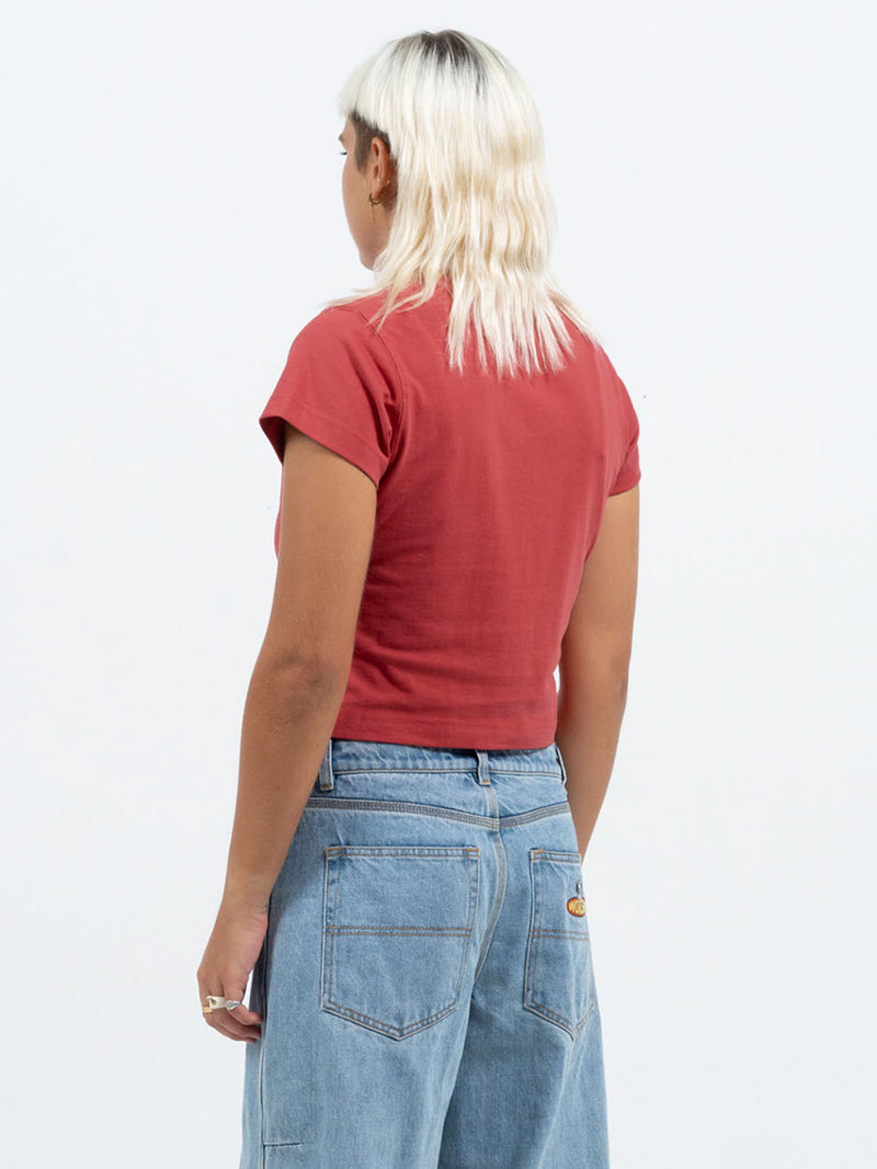 Core Teeny Tee - Washed Red