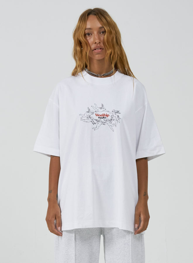 Revolution Oversized Tee - White