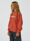 Core Box Fit Crew - Washed Red