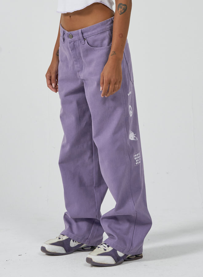 Worship Carpenter Baggy Jean - Prism Violet