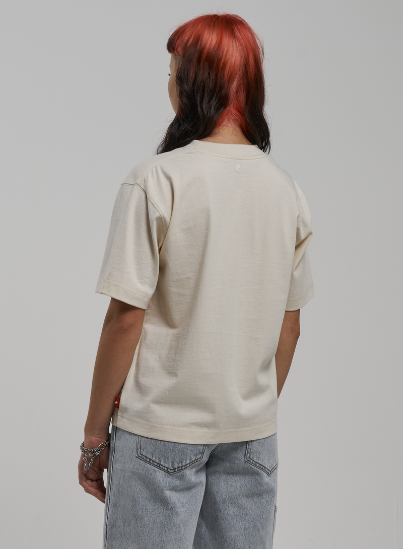 Meancore Regular Fit Tee - Natural