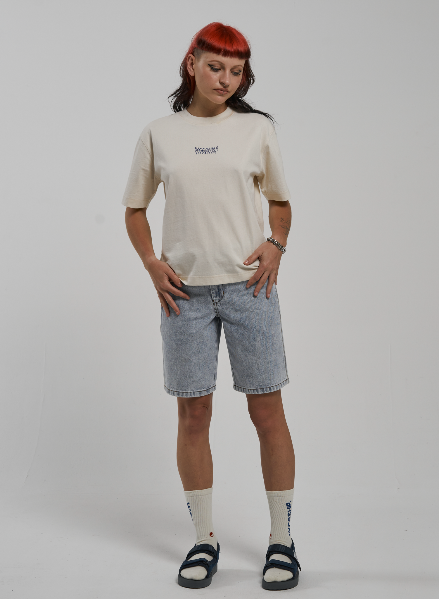 Meancore Regular Fit Tee - Natural